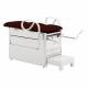 Brewer 1000AX-HSDX-XXX-27 Versa Exam Table with Patient Assist Handles, Stirrups - Cabernet