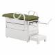 Brewer 1000AX-HSDX-XXX-30 Versa Exam Table with Patient Assist Handles, Stirrups - Ivy