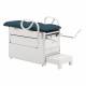 Brewer 1000AX-HSDX-XXX-31 Versa Exam Table with Patient Assist Handles, Stirrups - Deep Sapphire