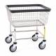 R&B Wire 100CDC Narrow Wire Laundry Cart, All Chrome - Cart only