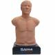 3B Scientific 1024553 SAM4 Auscultation Manikin Light Skin Tone - Front View with Auscultation Point