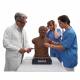 3B Scientific 1025087 SAM4 Auscultation Manikin Dark Skin Tone - Group Study