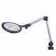 Waldmann 113713000-00805255 Tevisio LED Magnifier Light with 3.5+8 Diopter, Pin Mount Table Clamp - 31" Arm