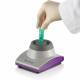 Heathrow Scientific 120567 Mini Vortexer - Grey/Purple (In Use)