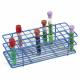 Heathrow Scientific 120760 Coated Wire Rack Fits 13-16mm Tubes, 40-Well, 4x10 Array, Blue Rack (Test Tubes NOT Included)
