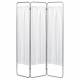 Economy 3 Section Folding Screen Frame SKU 153093 Shown with Optional White Vinyl Screen Panels