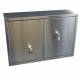 OmniMed 181719 Jr Vault Twin Door Narcotics Cabinet - Front View