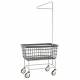 R&B Wire 200F91/D7 Dura-Seven™ Large Capacity Laundry Cart - with Single Pole Rack