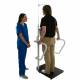 Health o Meter 201HR-1110 Mechanical Height Rod for 1110 Series Scales - With Patient Getting Heigh Measurement on the Scale (The Scale and Handlebars are Sold Separately)