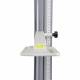 Health o Meter 205HR High-Strength Wall-Mounted Height Rod - Sliding Headpiece Close-Up