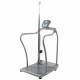 2101HR Series Health o Meter Bariatric Digital Platform Scale with Handrail, Mechanical Height Rod - With Height Rod Max Height Right Angle