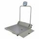 2600 Series Health o Meter Digital Wheelchair Ramp Scale with Large Platform - Right Side Ramp