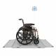 Health o Meter 2700 Series Digital Wheelchair Dual Ramp Scale with Extra Large Platform and Remote Display. Please note that the wheelchair is not included.