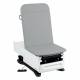 Model 3002-500-300MF FusionONE ProGlide Power Hi-Lo Manual Backrest Exam Table with WheelBase System, Foot Control & Stirrup - Morning Fog