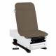 Model 3002-500-305CT FusionONE ProGlide Power Hi-Lo Manual Backrest Exam Table with Contoured Top, WheelBase System, Foot Control & Stirrups - Chocolate Truffle