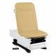 Model 3002-500-305LM FusionONE ProGlide Power Hi-Lo Manual Backrest Exam Table with Contoured Top, WheelBase System, Foot Control & Stirrups - Lemon Meringue