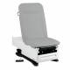 Model 3002-500-305MF FusionONE ProGlide Power Hi-Lo Manual Backrest Exam Table with Contoured Top, WheelBase System, Foot Control & Stirrups - Morning Fog