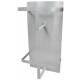 Vertical Double Bedpan Rack - Stainless Steel