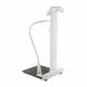 3101-AM Series Health o Meter Heavy-Duty Antimicrobial Digital Platform Scale with Handrail - Back View Left Tilted