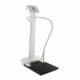 3101-AM Series Health o Meter Heavy-Duty Antimicrobial Digital Platform Scale with Handrail - Front View Right Tilted