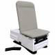 UMF Medical 3502 FusionONE+ Power Hi-Lo Power Backrest Exam Table with Foot Control & Stirrups - Soft Linen