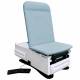 UMF Medical 3503 FusionONE+ Power Hi-Lo Power Backrest Exam Table with Foot Control, Stirrups, Drawer Warmer, Pelvic Tilt & Electrical Receptacle - Blue Skies