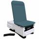 UMF Medical 3503 FusionONE+ Power Hi-Lo Power Backrest Exam Table with Foot Control, Stirrups, Drawer Warmer, Pelvic Tilt & Electrical Receptacle - Lakeside Blue