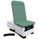 UMF Medical 3503 FusionONE+ Power Hi-Lo Power Backrest Exam Table with Foot Control, Stirrups, Drawer Warmer, Pelvic Tilt & Electrical Receptacle - Mint leaf