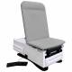 UMF Medical 3503 FusionONE+ Power Hi-Lo Power Backrest Exam Table with Foot Control, Stirrups, Drawer Warmer, Pelvic Tilt & Electrical Receptacle - Morning Fog