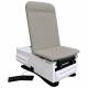 UMF Medical 3503 FusionONE+ Power Hi-Lo Power Backrest Exam Table with Foot Control, Stirrups, Drawer Warmer, Pelvic Tilt & Electrical Receptacle - Smoky Cashmere