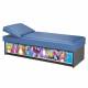 Clinton 3770-16-C Crazy Cats Kid Couch with Sliding Doors & Adjustable Pillow Wedge Headrest