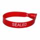 484115-R Plastic Numbered Transport Seals - Red