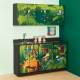 Clinton Model 6132-BW Imagination Series Rainforest Follies Base & Wall Cabinets