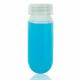 Globe Scientific 6323 Oak Ridge Style Centrifuge Tube with Attached Screw Cap, Round Bottom, Polypropylene - 70 mL