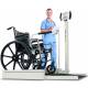 Digital Stationary Wheelchair Scale with Non-Skid Platform and Ramp