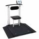 Detecto 6570 3-in-1 Standing, Seated Digital Wheelchair Scale with Handrail