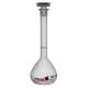 BrandTech 67395 Class B PMP Volumetric Flask with Polypropylene NS Stopper - 100mL