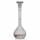 BrandTech 67495 Class B PMP Volumetric Flask with Polypropylene NS Stopper - 250mL