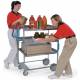 Lakeside Ergo-One Stainless Steel Utility Carts - 700 lbs Capacity - 3 Shelves
