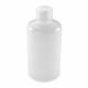 Globe Scientific 250mL Diamond® Essentials™ Bulk Narrow Mouth, Boston Round, HDPE Bottles with PP Cap Model 7560250BKS