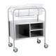 Blickman 8049SS Bassinet with Open Cabinet. Please Note: Optional Bassinet Basket (3070P) and Bassinet Mattress (3069MP) are sold separately.