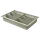 Harloff 81031-6 Four Inches Tray for MedStor Max Cabinets - One Short and Two Long Dividers