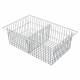 Harloff 81072-2 Eight Inch Wire Basket for MedStor Max Cabinets - One Short Divider