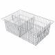 Harloff 81072-3 Eight Inch Wire Basket for MedStor Max Cabinets - One Short and One Long Divider