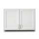 Clinton 8336 Wall Cabinet with 2 Doors - 36" W x 24" H, Fashion Finish Arctic White