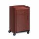 Clinton 8720 Mobile Bedside Cabinet with 1 Door and 1 Drawer - Dark Cherry 1DC