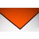 Near VIS Laser Protective Acrylic Sheet - Orange