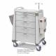 Capsa AM-PT-STD-KEY Avalo Procedure/Treatment Cart with Accessory Package 2 - Standard Height, Key Lock