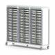 Pegasus APL-4.0EEE-GD Apollo E Type Medical Storage Cart with 4 Panels, Triple Column, Glass Door (Shows with Baskets and Trays which are NOT included)