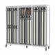 Pegasus APL-4.0EEE-GD Apollo E Type Medical Storage Cart with 4 Panels, Triple Column, Glass Door (Shows with Upgrade Electronic Push Button Lock. Catheters and Shelves are NOT included)